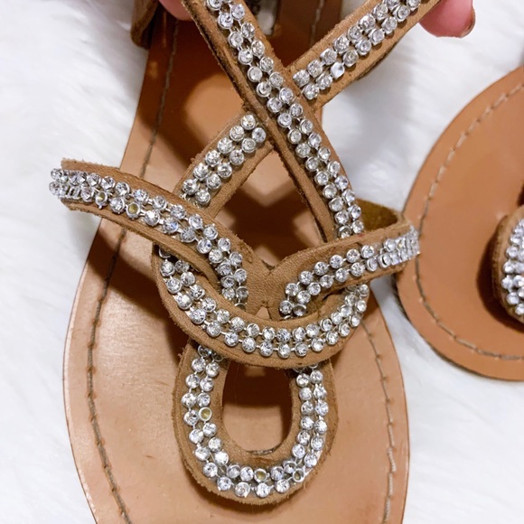 Steve Madden Rhinestone Sandals - Picture 3 of 5